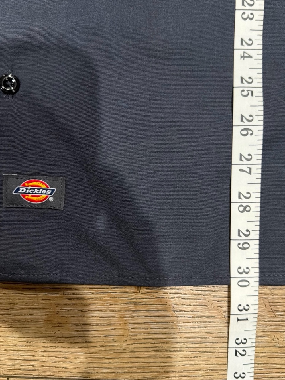 Dickies Navy Short-Sleeve Embroidered Work Shirt - Picture 5 of 6